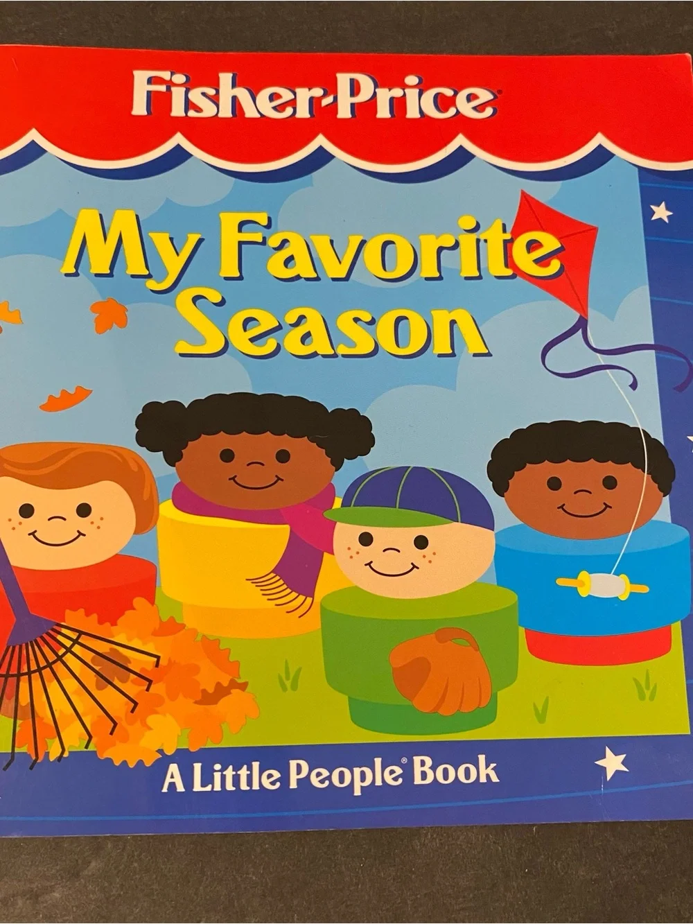Fisher-Price Little People Paperback Book & Learning Cards Bundle - Vintage